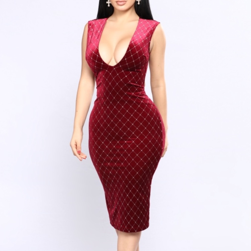 That Spark Velvet Dress